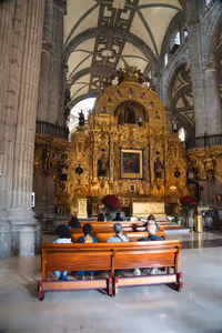 Sitting down to take it all in.