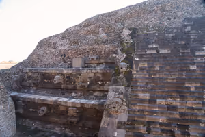 The upper layers are more eroded