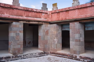 Courtyard of the Palace of Quetzalpapálotl