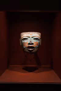 A ceremonial mask
