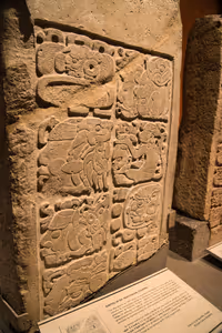 Intricate stone carvings.