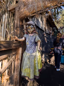 On La Isla de la Muñeca, an island of haunted dolls.