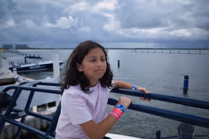 Getting ready to embark enroute to our sub-sea ride.