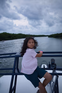Heading into some mangrove islands