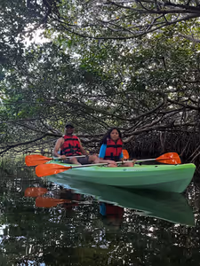 A nice shady spot for a break.